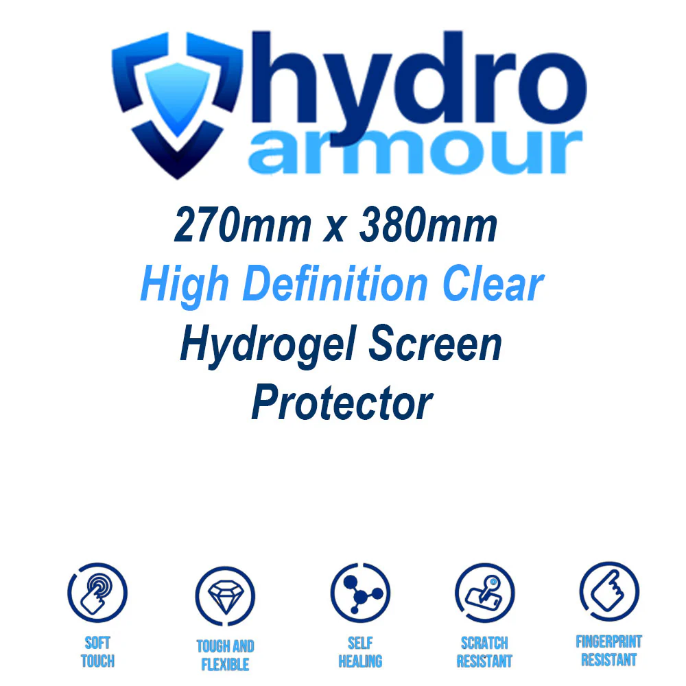 270mm x 380mm Custom Cut High Definition Clear Screen Protector Film