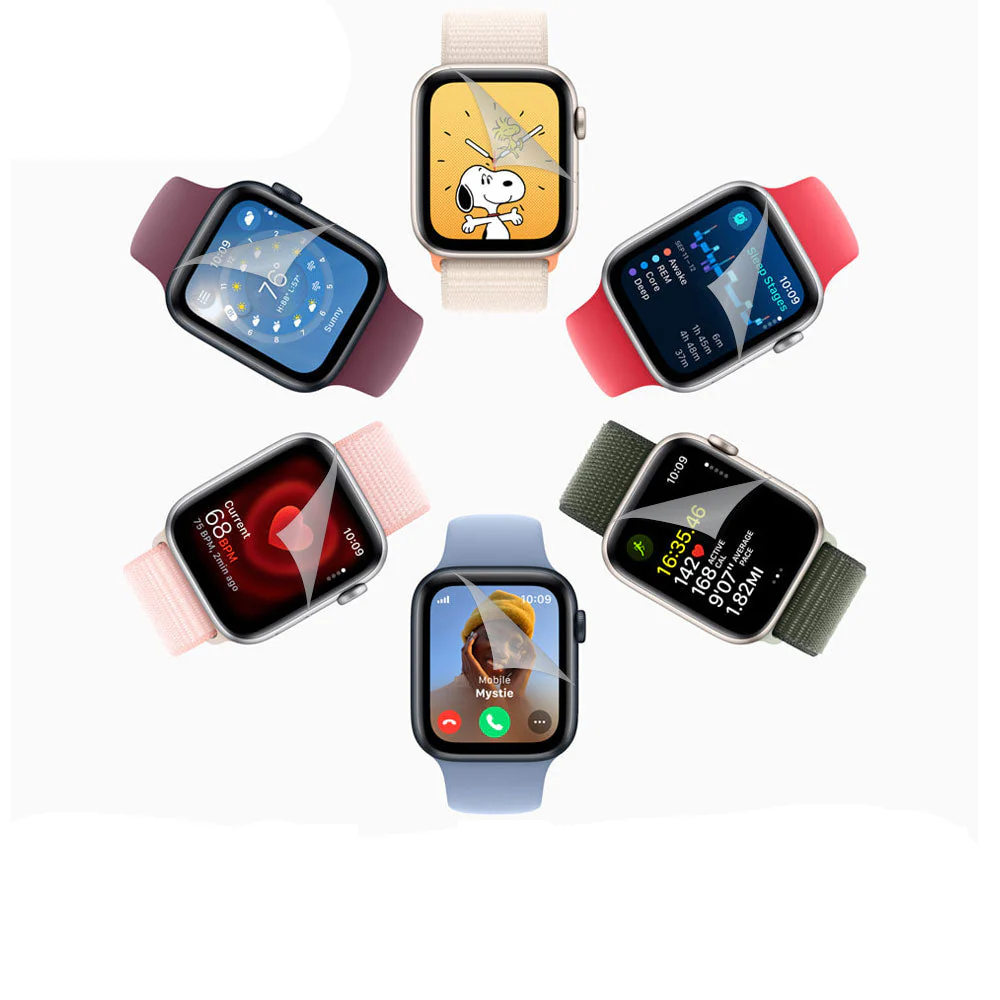6x Matte Anti Glare Hydrogel Screen Protector for Apple Watch Ultra SE 9 8 7 6 5 4 3 2 1