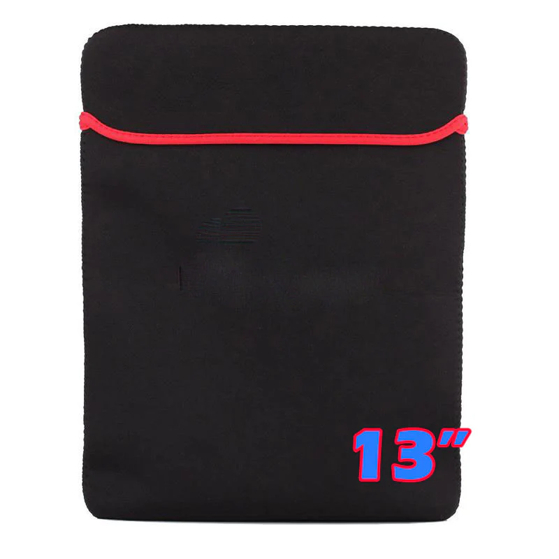 7 10 12 13 14 15 inch Laptop Notebook Macbook iPad Mini Sleeve Black Red - Image 13