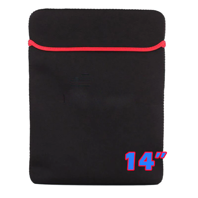 7 10 12 13 14 15 inch Laptop Notebook Macbook iPad Mini Sleeve Black Red - Image 8