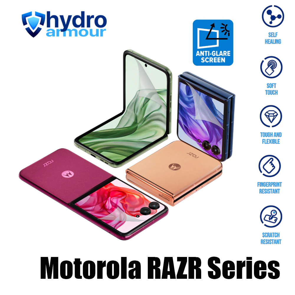 Anti Blue Light Heavy Duty Clear HD Hydrogel Screen Protector for Motorola RAZR Ultra 60 50 40 Ultra