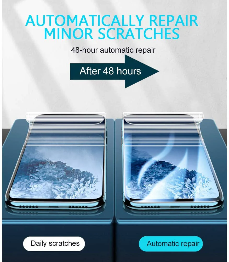 Heavy Duty Clear HD Hydrogel Screen Protector | Anti-Scratch for Samsung Galaxy Note 1 2 3 4 5 7 8 9 10 20 Ultra - Image 3