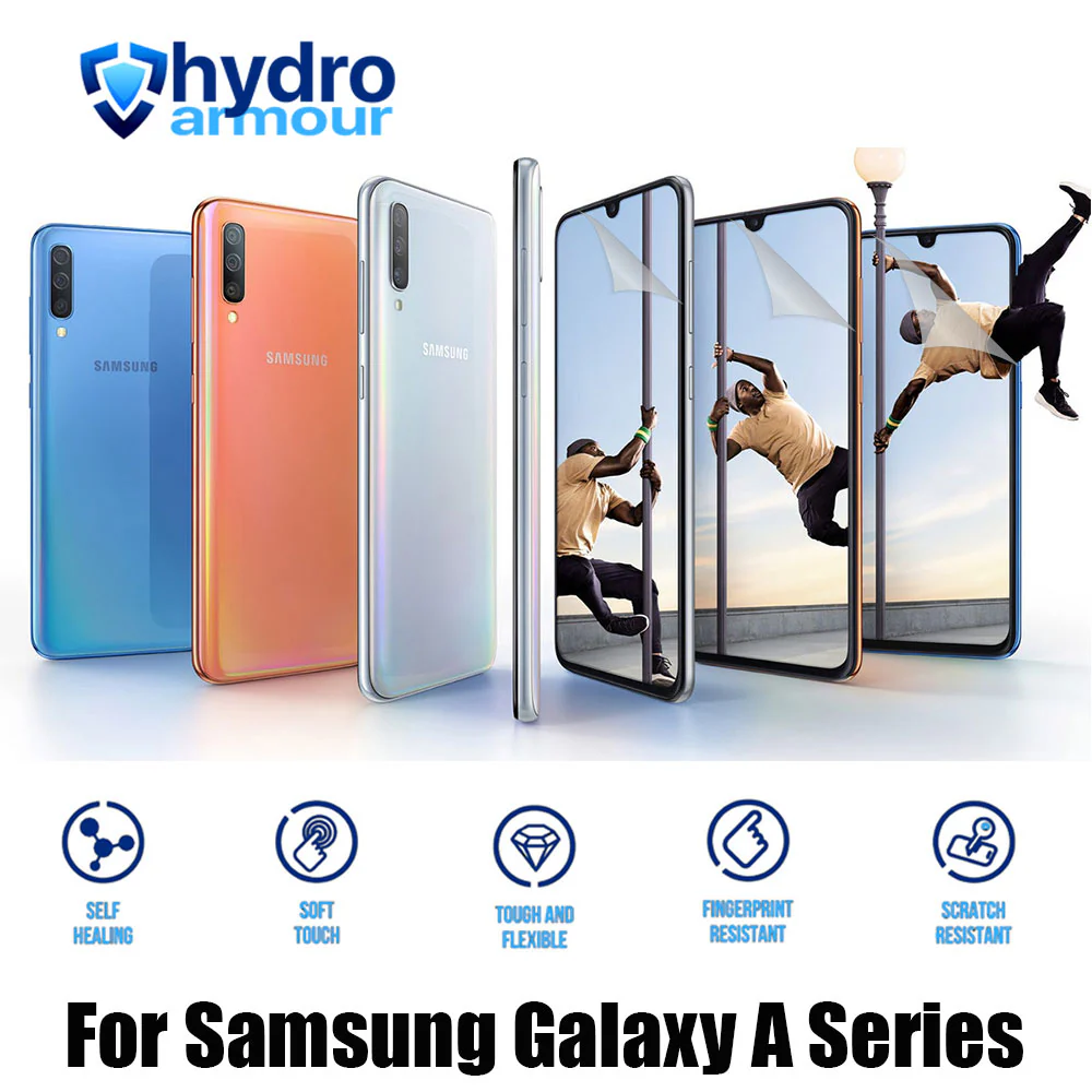 Heavy Duty Clear HD Hydrogel Screen Protector | Anti-Scratch for Samsung Galaxy A56 A55 A35 A25 A15 A05