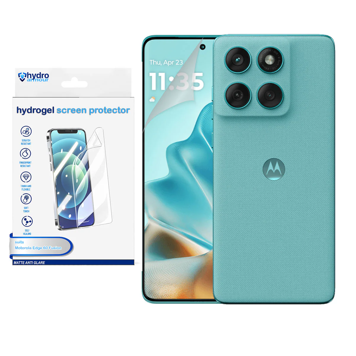 Heavy Duty Matte Anti-Glare Hydrogel Screen Protector HD Motorola Edge 60 50 40 30 20 Pro Ultra Neo Fusion - Image 12