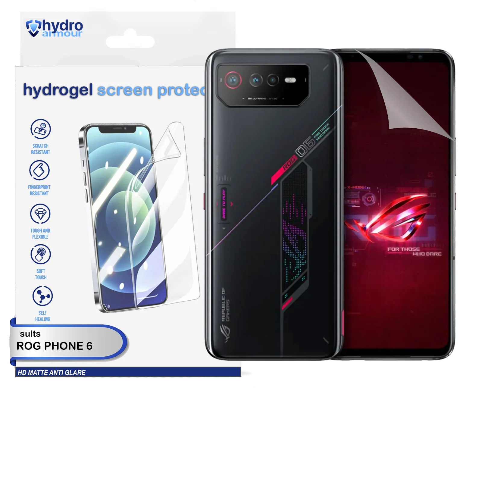 Heavy Duty Matte Anti Glare Hydrogel Screen Protector Film | ASUS ROG 9 8 5s Pro - Image 9