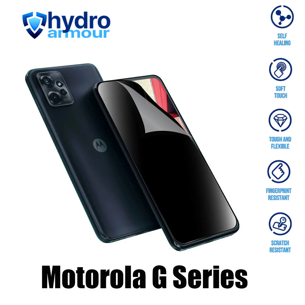 Heavy Duty Privacy Matte HD Anti-Glare Hydrogel Screen Protector Anti-Spy Motorola G G86 G56 G04 G24 G84 G75 G54 G53 G32 G62 G22 G31 G82 G34 G85