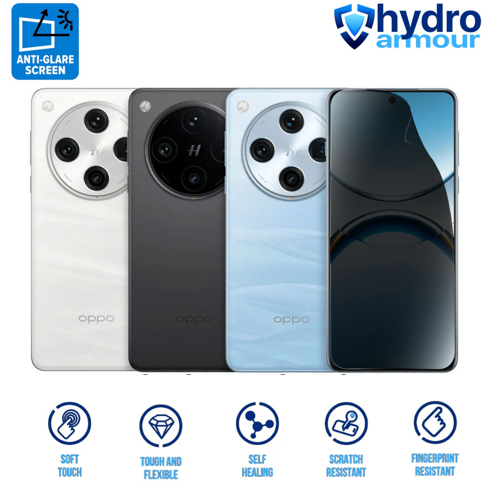 Heavy Duty Privacy Matte HD Anti-Glare Hydrogel Screen Protector Anti-Spy Oppo Find X8 X3 Pro